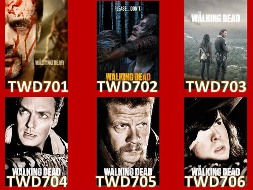 The Walking Dead- Caderno 15 Matérias- Capas Da 7ª Temporada