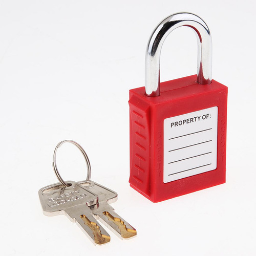 De Seguridad De Grillete De Material Acero Inoxidable Rojo