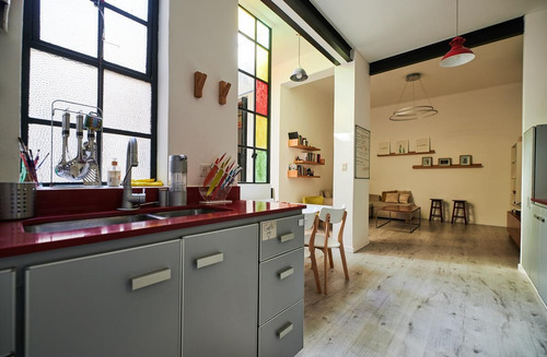 Imagen 17 de 27 de Departamento 3 Ambientes Más Escritorio, Reciclado, Luminoso Y De Estilo! En Caballito