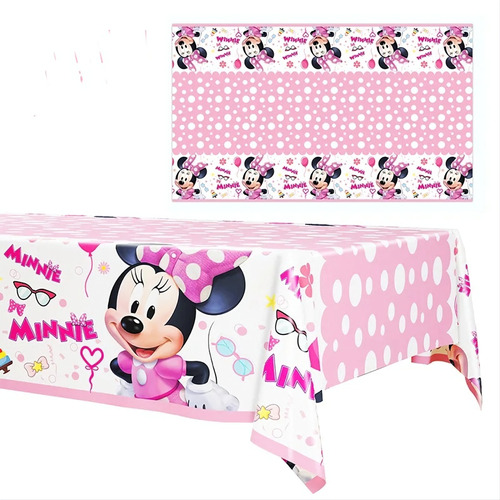 Art.fiesta Cumpleaños Infantil Mantel Minnie Mouse 