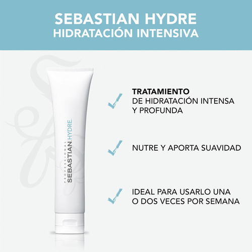 Mascarilla Tratamiento Cabello Seco Sebastian Hydre 150 Ml