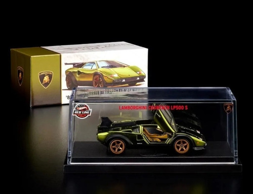 Hot Wheels Lamborghini Countach Lp 5000 1:55 Rlc 2022 Verde