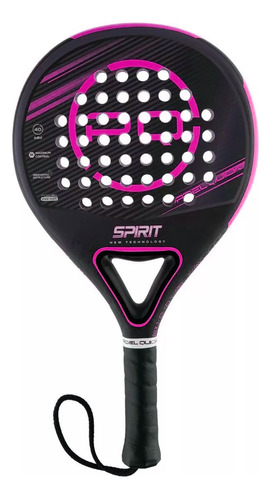 Paleta Padel Quick Paddle Fibra Vidrio Redonda Cke Color Rosa