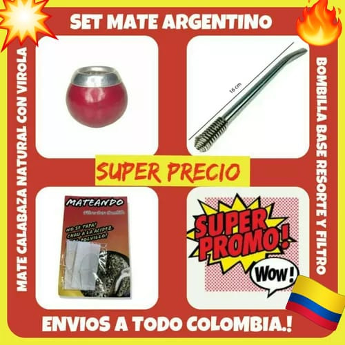 Oferta Promo !set Matero!mate Calabaza - Kg a $647