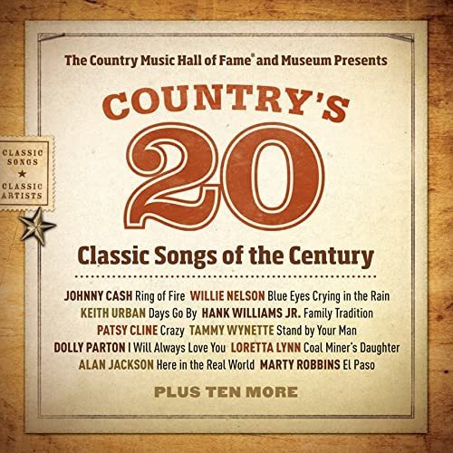 Cd Country Music Hall Of Fame Presents Countrys 20 Classic.
