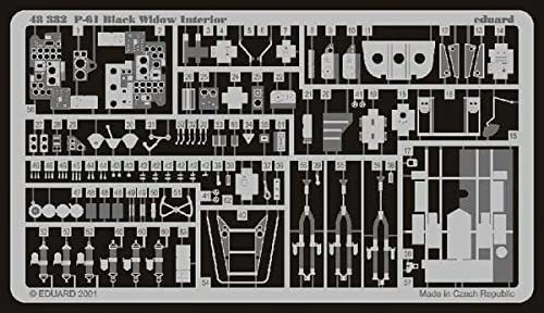 Grabado Fotografico P-61 Black Widow Interior Rmx 48