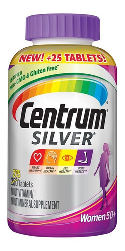 Centrum Silver Mujer 50+ X275 - Unidad a $2