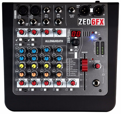 Allen & Heath Zed-6fx Consola De 4 Canales