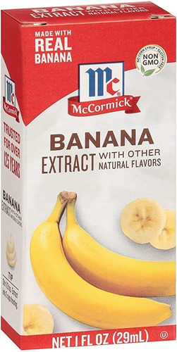 Extracto De Plátano Mccormick 1 Oz (29 Ml)