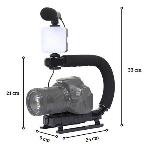 Kit De Grabación Para Video Celular Y Camara Vlogger Youtube