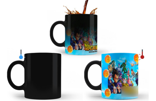 Taza Magica Ceramica Dragon Ball - Goku Db - Varios Modelos