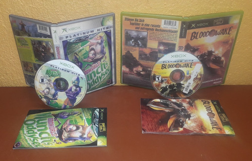 2 Juegos Oddworld: Munch's Oddysee Y Blood Wake Xbox Clásica (Usado)