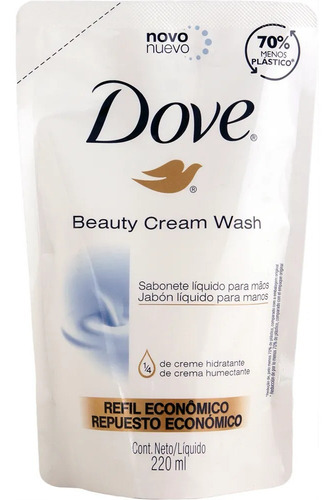 Jabón Líquido Dove Original Repuesto 220ml