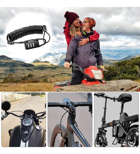 Para Combinación De Candado Para Scooter Candado De