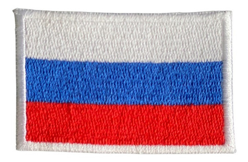 Parche Bordado Bandera Rusia - Para Mochila - Campera