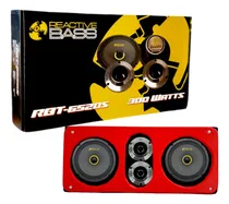 Comprar Paquete Set De Medios 6.5 PuLG Reactive Bass+cajón Rojo