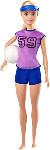 Muñeca De Jugador De Voleibol Barbie Beach