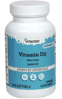 Vitamina D3 5000 Iu 200 Softgels Vi - Unidad a $298