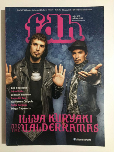 Revista Fdh #68. Octubre/noviembre 2014. Illya Kuryaki