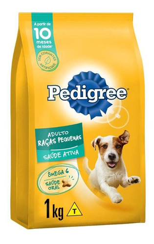 Ração Para Cão Pedigree Adulto Raça Pequena Pacote 1kg