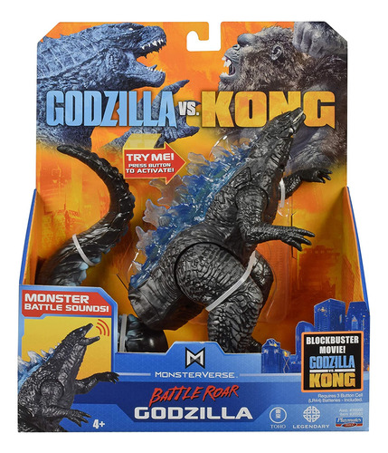 Godzilla Vs Kong - Battle Roar - Articulado - Con Sonido!