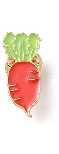 Pin Broche Frutas Y Verduras Metálico Esmaltado