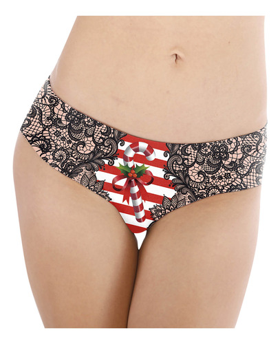 Bragas En Forma De X Para Mujer, Transpirables, Con Estampad
