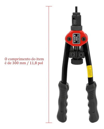 Rebitador Manual De Rosca Com Tipo Alavanca Até M3-m10 175pç