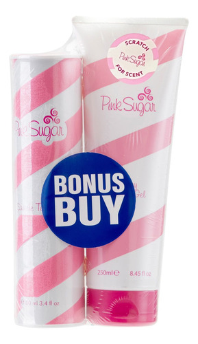 Eau De Toilette Set Pink Sugar 2 Piezas 100 % Originalidad 