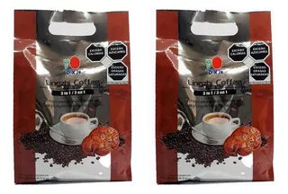 2 Bolsas Lingzhi Coffee Dxn 3 En 1 Café Con Crema Ganoderma