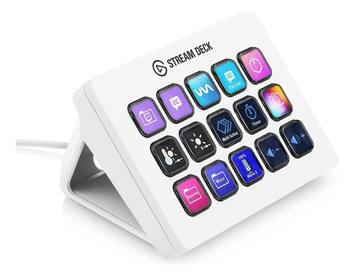 Stream Deck Mk.2 Elgato 15 Teclas Lcd Personalizable Blanco