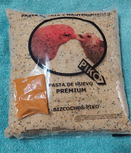 Pasta De Cría Kiko-bizcocho Canarios X1 Kg + 10 Gr Luteina