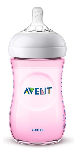 Philips Avent Natural Biberón 1 Pza 260ml Rosa Scf034/17 SCF034_17