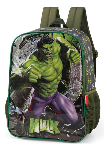 Mochila Costas Infantil Escolar Hulk Infantil Luxcel