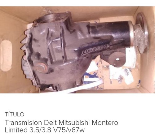 Transmision Mitsubishi Montero Limited