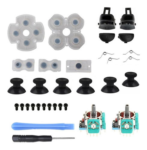 Kit Reparacion De Control Ps4 4 Pro Slim Botons + Pot + Alps