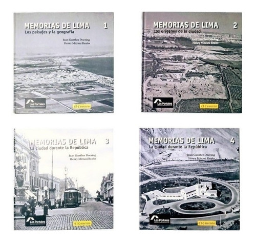 Memorias De Lima - 4 Libros Nuevos - Colección El Comercio