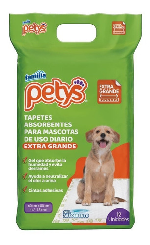 Petys Tapete Absorbente Extra Grande 12 Un