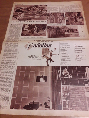 Diario La Prensa San Luis Enrique Banchs Jean Patou 1967