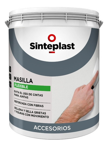 Masilla Flexible Sinteplast 4 K Con Fibra De Vidrio Mm