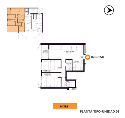 Oportunidad! Departamento De 2 Dormitorios Con Balcón