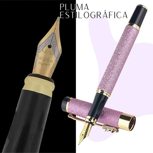 Pluma Boligrafo Estilográfico Tinta Recargable Diseño Dragon