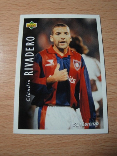 Figuritas Futbol 1995 Trading Card San Lorenzo Rivadero 77