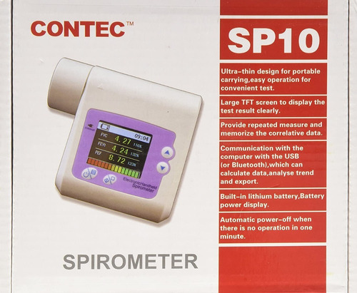Espirometro Spma32 Parametros Cd Software Pc Cable Anle 2024