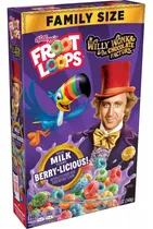 Comprar Willy Wonka Movie Cereal Froot Loops Kelloggs Importado Orig
