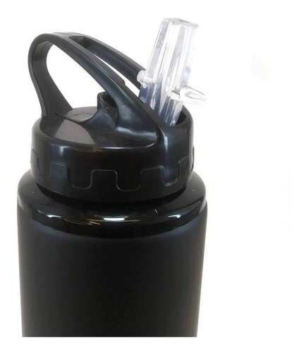 Imagen 5 de 10 de Botella Deportiva Aluminio 750 Ml Pico Rebatible 4 Unidades