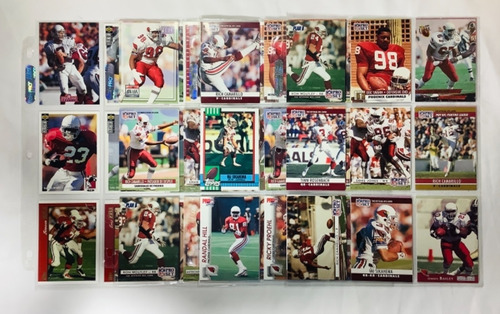 Nfl Tarjetas Cardenales De Arizona Colección 64 Piezas Lote