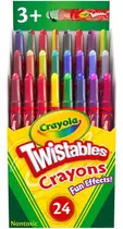 Comprar Crayolas Twistables Crayones Para Niños 24 Colores 1 Unidad