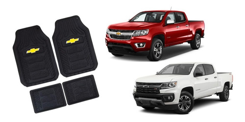 Kit Tapetes 4 Pzas Chevrolet Colorado 2018 Hule Original