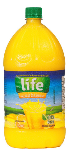 Suco de laranja  Life sem glúten 2 L 